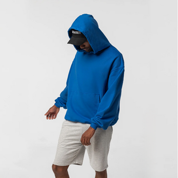 Blue Hoodie - 480 GSM French Terry